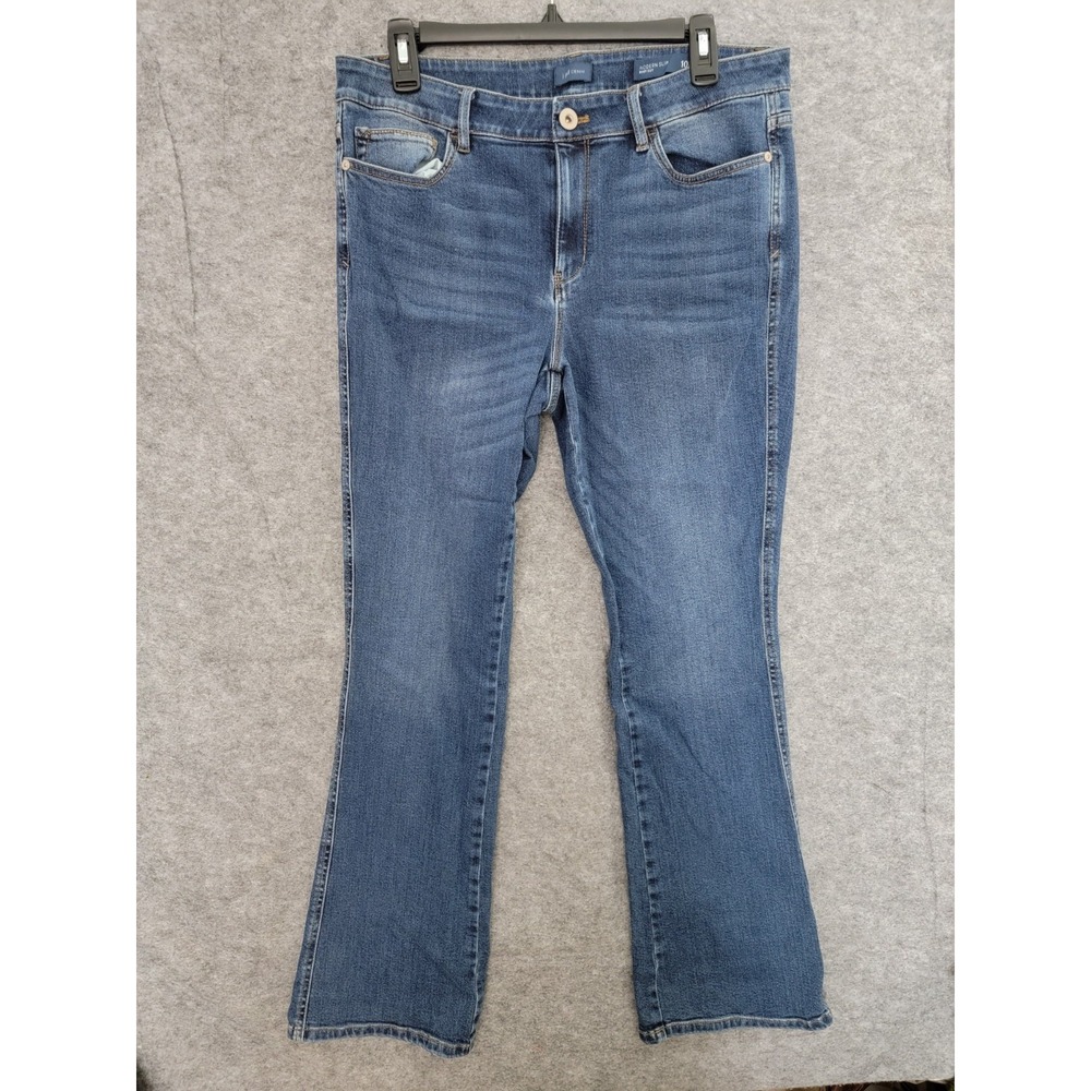 J. Jill Modern Slim Boot Cut Jeans Womens Size 10 Blue Denim Mid-Rise Casual